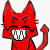 Emoticon Zorrito Fox Diablo